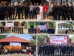 HUT Bhayangkara Ke 77, Satbrimob Polda Riau Laksanakan Bakti Sosial