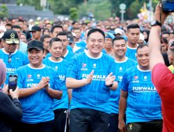 Ribuan Masyarakat Hadir di Fun Walk Hari Bhayangkara ke-77,  Kapolda Tinjau UMKM