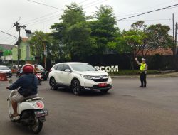 Unit Lalu-Lintas Polsek Purwakarta,Gatur Pagi-Siang dan Sore,Cegah Kemacetan