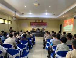 Polda Lampung Sosialisasi UU Nomor 1 Tahun 2023 di Polres Way Kanan