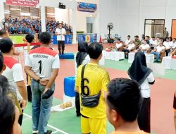 Hari Bhayangkara ke-77, Turnamen Takraw Piala Kapolda Riau Resmi Dibuka Wakapolda