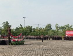 Polres Way Kanan Gelar Upacara Hari Bhayangkara ke-77, Polri Presisi Untuk Negeri Pemilu Damai Menuju Indonesia Maju
