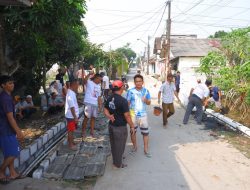 Gardu Ganjar Gelar Bersih-Bersih di Serang Untuk Cegah DBD