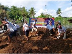 Sukarelawan Ganjar Sejati Bangun Bak Penampungan Air Bersama Petani di Kota Banjar