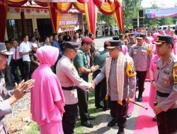 Kunjungan Kerja di Polres Way Kanan, Kapolda Lampung Resmikan Gedung SPKT Satu Atap