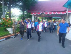 Gerak Jalan Santai dan Senam Bersama dalam Rangka Hari Ulang Tahun Republik Indonesia yang ke-78