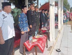 Peringati HUT RI ke-78, Polsek Pagelaran Bersama Muspika, Gelar Upacara Pengibaran Bendera