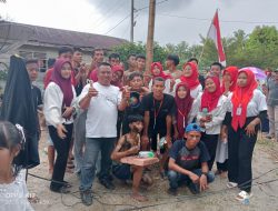 Gerakan Remaja Masjid AT Taqwa Semarakan HUT Kemerdekaan RI ke-78 di Huta Jawa Dolok.