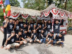 Semarak HUT Ke-78 RI, Gardu Ganjar Muda Merevitalisasi Pos Ronda di Serang