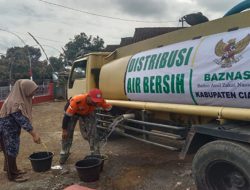 Baznas Ciamis Distribusikan Ribuan Liter Air Bersih untuk Masyarakat Diwilayah yang Terdampak Kekeringan