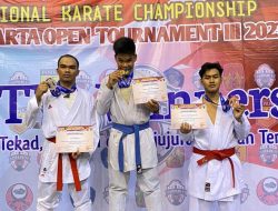 Membanggakan, Atlet Satbrimobda Riau Raih Medali Emas Internasional Karate