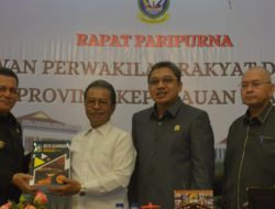 DPRD Kepri Gelar Paripurna Penyampaian Nota Keuangan dan Ranperda APBD Perubahan 2023