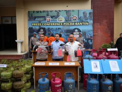 1.208 Tabung LPG, Berhasil Diamankan Ditreskrimsus Polda Banten