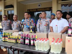 Polres Pandeglang Berhasil Ungkap Kasus Peredaran Minuman Keras