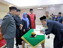 Sekda Lantik 183 Fungsional Kepala Sekolah, Pengawas, dan Penilik