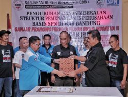 1,8 Juta Buruh di Kabupaten Bandung Siap Menangkan Ganjar Pranowo Presiden Buruh Indonesia
