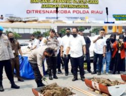 Ditresnarkoba Polda Riau Ungkap Peredaran Narkoba Jaringan International 16 Orang Ditangkap