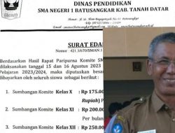 Andar GACD: Kejaksaan Negeri Tanah Datar Layak Periksa Kepala Sekolah SMAN 1 Batu Sangkar