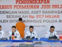 Polisi Tangkap Pemilik Situs Judi Online Dengan Sitaan 57,7 Miliar Rupiah