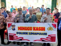 Polsek Limapuluh Pekanbaru Hadir di Minggu Kasih ; Junjung Kebhinekaan dan Persatuan Bangsa