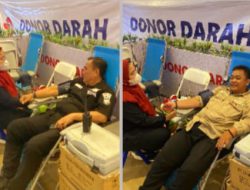 Sambut HUT Humas Polri ke-72, Humas Polresta Pekanbaru Laksanakan Donor Darah 
