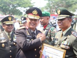 Kapolda Banten Hadiri Upacara HUT TNI ke-78, TNI Patriot NKRI Pengawal Demokrasi
