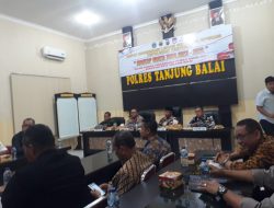 Polres Tanjungbalai Rapat Koordinasi Menjelang Pemilu 2024