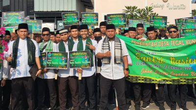 Kades MH Kipang Hadiri Hari Santri di Kecamatan Mauk Tangerang Banten