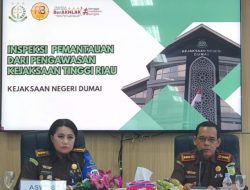 Aswas Kejati Riau Melakukan Inspeksi Pemantauan di Kejaksaan Negeri Dumai