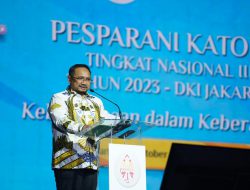 Buka Pesparani III, Yaqut: Menag Apresiasi Doktrin 100% Katolik 100% Indonesia