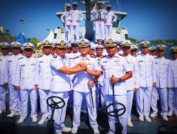 Sertijab Komandan KRI SPR-628 di Daerah Operasi Dipimpin Langsung Dansatkat Koarmada II