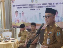Lepas Kafilah Way Kanan pada MTQ ke-50 Tingkat Provinsi Lampung, Ini Pesan Adipati