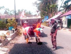 Pemeliharaan Ruas Jalan Padang Luar-Manggopoh Kembali Dilakukan