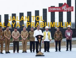 Presiden Jokowi Resmikan Jalan Tol Trans Sumatera Indralaya – Prabumulih