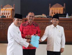 Ketua DPRD Dharmasraya Pimpin Rapat Pandangan Umum Fraksi, Terkait Ranperda APBD 2024