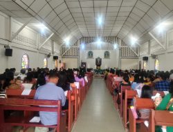 Polsek Dolok Panribuan Amankan Kegiatan Ibadah Minggu di Gereja-Gereja