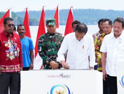 Panglima TNI Dampingi Presiden RI Dalam Acara Puncak Sail Teluk Cenderawasih 2023