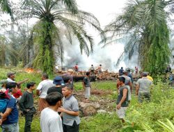 Dapur Olahan Minyak Tanjung Pura, Kabupaten Langkat Terbakar