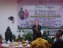 Wakil Jaksa Agung RI, Sunarta Bernostalgia dan Bersilaturahmi dengan Keluarga Kejari Padangpanjang