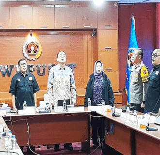 Menkominfo Budi Arie Setiadi Pimpin Upacara Kick-Off Satgas Antihoax PWI