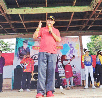Ketua DPRD Dharmasraya Hadiri Senam Dalam Rangka Parade Inspektur Sumbar
