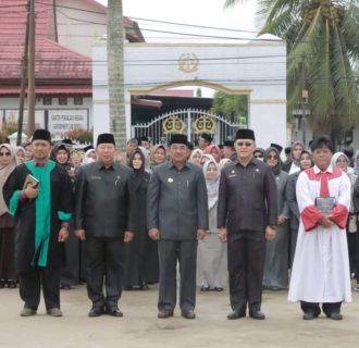 Kukuhkan dan Pengambilan Sumpah Jabatan ASN, Ini Imbauan Bupati Tanjabbar