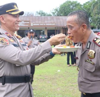 Lima Puluh Satu Personil Polres Way Kanan Naik Pangkat Periode 1 Januari 2024