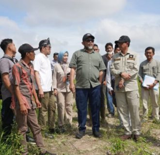 Sekda Sudirman Bersama Kepala OPD Terkait Tinjau Stopckpile Batubara Oleh PT SAS