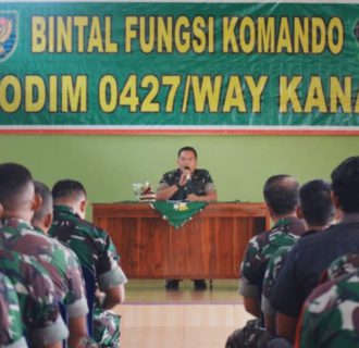 Berikan Jam Komandan, Begini Arahan Dandim 0427/Way Kanan
