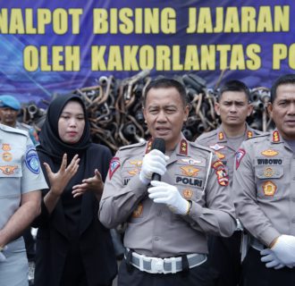 Penanganan Knalpot Brong, Kakorlantas Hadir Langsung di Polrestabes Bandung