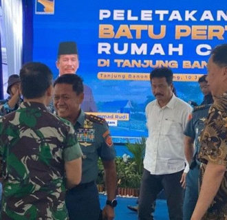 Peletakan Batu Pertama, Warga Rempang Sambut Antusias Pembangunan Rumah Contoh