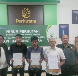 Perhutani Bersama KUP Harupat Teken Perpanjangan PKS Wisata Kebon Pines