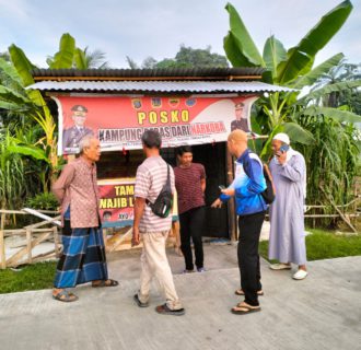 Posko Anti Narkoba di Kota Tebing Tinggi, Dibakar OTK Dini Hari