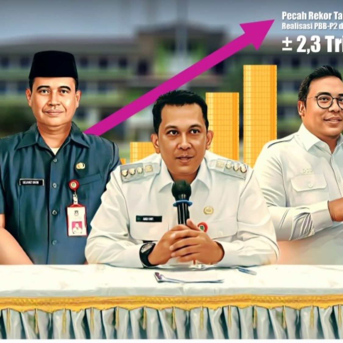 Luar Biasa, Dukungan Bapenda Terhadap 100 Hari Kepemimpinan Pj Bupati Tangerang
